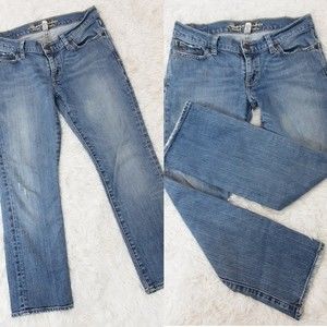 Abercrombie & Fitch Stretch Light Wash Low Rise Hipster Boyfriend Denim Jeans 2